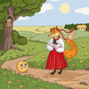 Картина по номерам "Колобок" 40x40 см