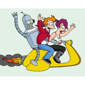 Картина по номерам "Футурама" 40x50 см