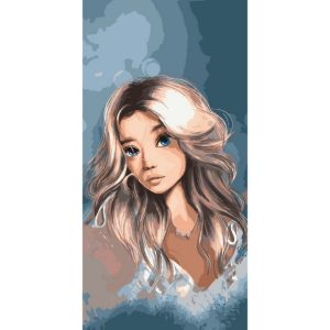 Картина за номерами "Досконала" ©DESHKO.NATASHA 40x80 см