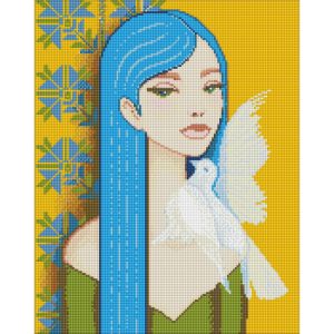 Алмазна мозаїка "Вісточка від коханого" 40х50 см