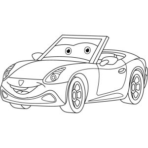 Розпис по полотну "Кабріолетик" 25х30 см