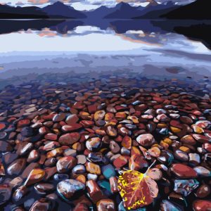 Картина по номерам. Brushme «Каменистый берег»