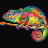 Картина за номерами. Brushme "Райдужний хамелеон", 40х50 см