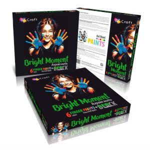 Набір для творчості "Яскрава мить" чорне полотно 25х30 см