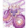 Картина за номерами "Фіолетовий дракон" 40х50 см