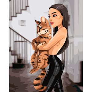 Картина за номерами. "Моя улюблениця", 40х50 см