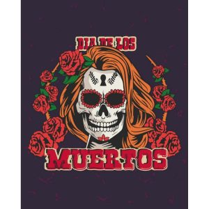 Картина за номерами "День мертвих" 40х50 см