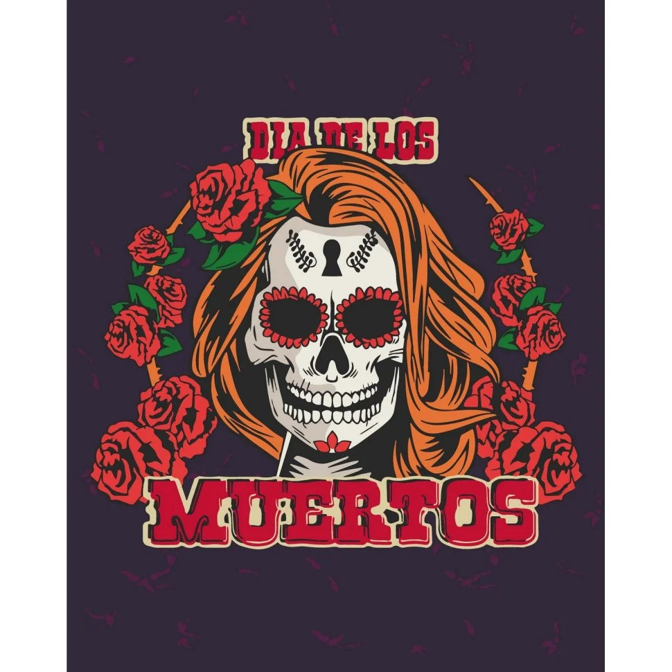 Картина за номерами "День мертвих" 40х50 см Картина за номерами "День мертвих" 40х50 см