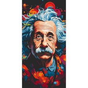Картина за номерами "Альберт Ейнштейн" 40х80 см